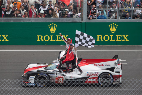 Fernando Alonso auf Matra bei den 24 Stunden von Le Mans 2018 (© Daniel Reinhard)