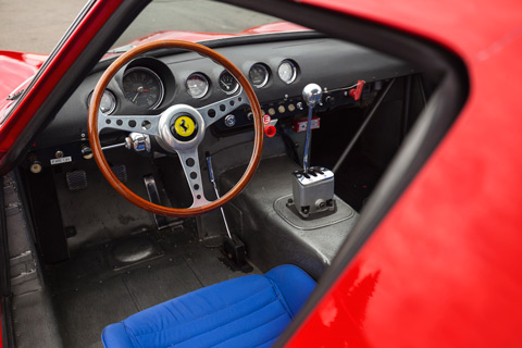Cockpit des Ferrari 250 GTO (1962) © Partick Ernzen - Courtesy RM/Sotheby's