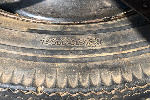 Praga Piccolo von 1939 - Reserverad Barum