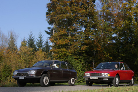 Citroën GS Birotor und NSU RO80 - Überholen und überholt werden (© Daniel Reinhard)