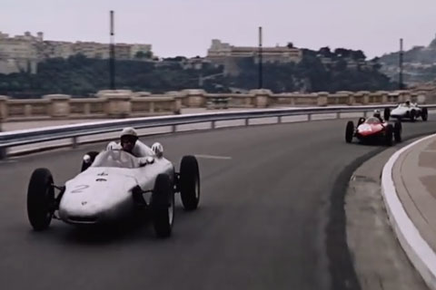 Grand Prix von Monaco im Jahr 1962 (aus dem Dokumentarfilm Flying Clipper)