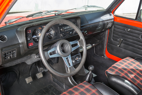 Interieur des VW Golf GTI Mk1 (© Daniel Reinhard)