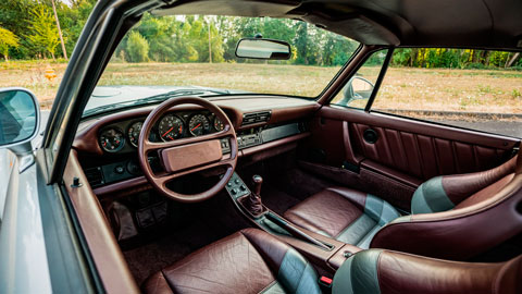 Interieur des Porsche 959 von 1987 (© Mecum)