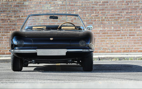 Frontansicht des Porsche 911 Spyder Bertone 1966 (© Gooding & Co)