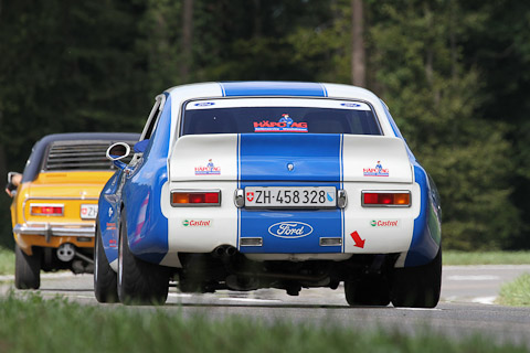2 x Ford Capri am Bergrennen Steckborn Memorial 2018