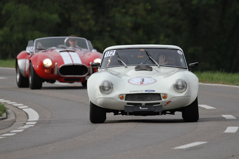 TVR Griffith und AC/Shelby Cobra am Bergrennen Stteckborn Memorial 2018