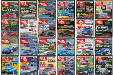 Auto Motor und Sport Jahrgang 1998 im Zwischengas-Zeitschriftenarchiv