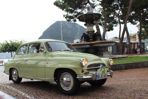 Skoda-Treffen im Tessin