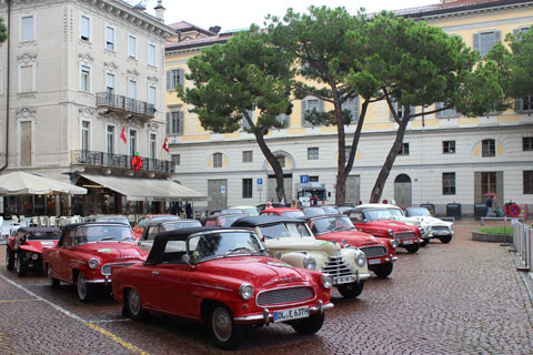 Skoda-Treffen im Tessin