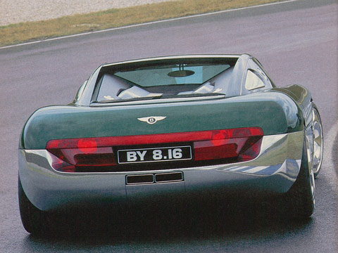 Heckanischt des Bentley BY 8.16 von 1999 (© AMS)