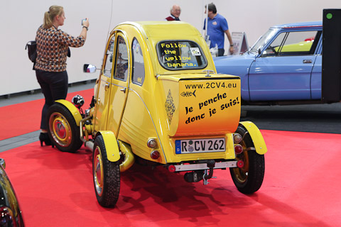 Heckansicht Citroën 2 CV Spécial 1985 Umbau - Motorworld Classic Berlin 2018