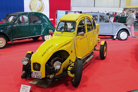 Vorderansicht Citroën 2 CV Spécial 1985 Umbau - Motorworld Classic Berlin 2018