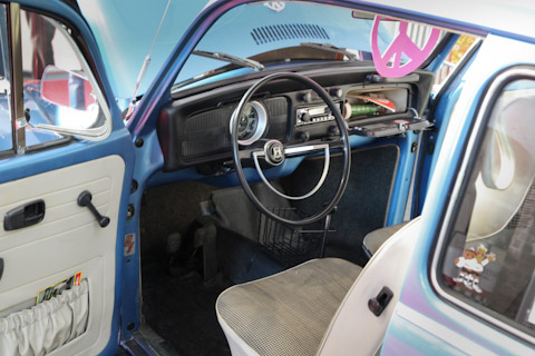 Interieur des VW 1302S von 1971 - an der Motorworld Classic Berlin 2018