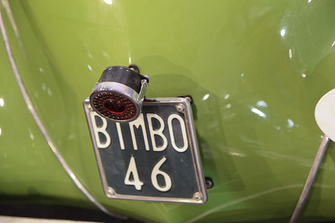 Kennzeichen des Volugrafo Bimbo 46 an der Auto e Moto d'Epoca Padova 2018
