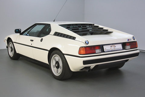 Heck des BMW M1 von 1980 (© Classic Cars Dornstetten)