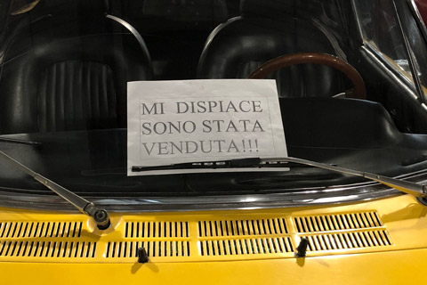 Milano AutoClassica 2018 - schon verkauft (© Marcel Widler)