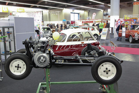 Chassis der BMW Isetta auf der Retro Classics Bavaria 2018
