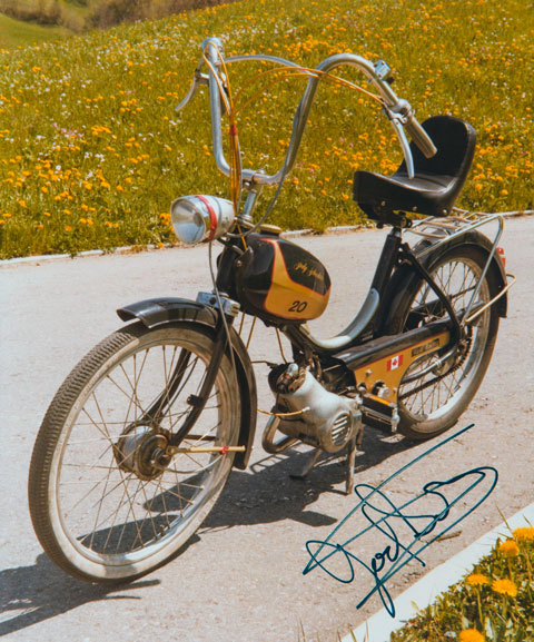 Moped mit Sachs-Motor im Wolf-WR1-Look (© Daniel Reinhard)