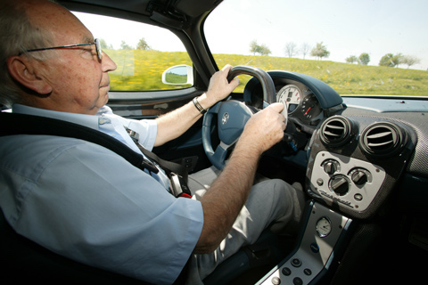 Karl Foitek im Maserati MC12 (© Daniel Reinhard)
