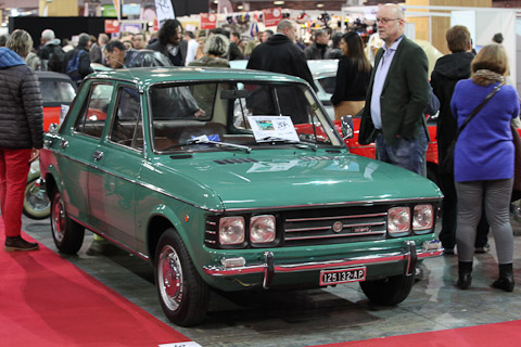 Fiat 128 Francis Lombardi an der Rétromobile Paris 2019