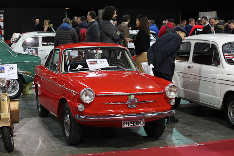 Fiat 500 Vignale Coupé an der Rétromobile Paris 2019