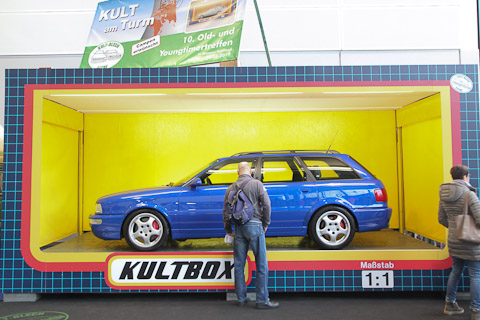 Kultbox mit Audi RS2 an der Bremen Classic Motorshow 2019