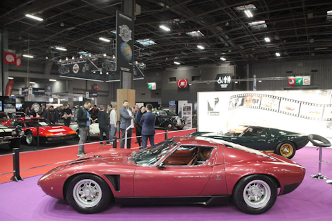 Sechs Lamborghini Miura gezeigt bei Kidston auf der Rétromobile Paris 2019