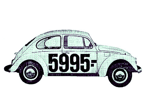 Artikelbild 50 years ago, the Beetle was still available for less than 6000