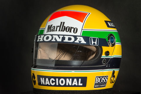 Helm von Ayrton Senna (© Daniel Reinhard)