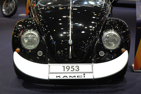 VW 1200 Kamei von 1953 mit Frontspoiler an der Techno Classica Essen 2019
