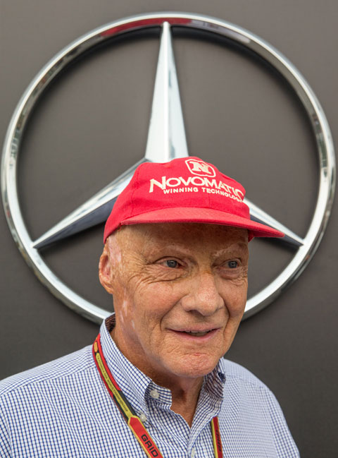 Niki Lauda bei Mercedes-Benz (© Daniel Reinhard)