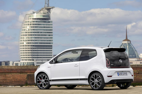 Weisser VW Up! GTI (2017) (© Volkswagen)