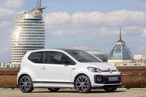 Weisser VW Up! GTI (2017) (© Volkswagen)