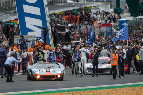 Ford GT40 von 1969 in Le Mans im Jahr 2019 (© Daniel Reinhard)