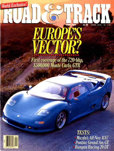 Road & Track Heft April 1992