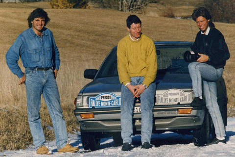 Froidevaux mit Menzi und Dani Reinhard 1989