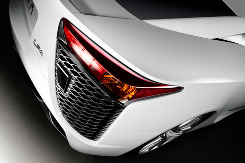 Heck des Lexus LFA von 2012 (© Lexus)