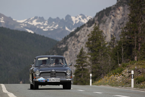 BMW 3200 CS beim 502-Treffen am Ofenpass 2019