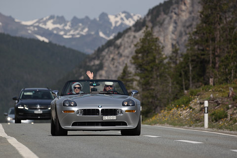BMW Z8 beim 502-Treffen am Ofenpass 2019