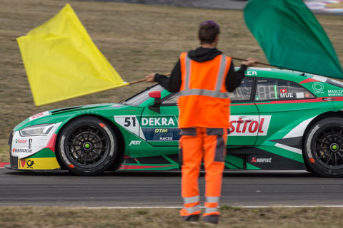 Nico Müller gewann das 499. DTM-Rennen am 24. August 2019 auf Audi (© Daniel Reinhard)
