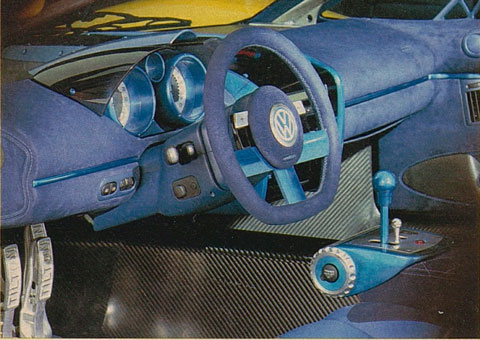 Cockpit des VW W12 von 1997 (© AMS)