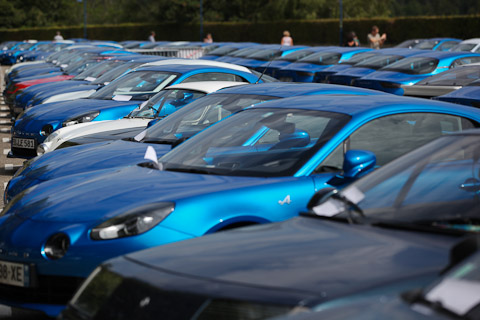 Alpine A110 und andere Modelle in Divonne-Les-Bains