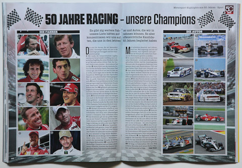 Sportrückblick über 50 Jahre Auto Zeitung