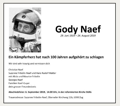 Gody Näf Traueranzeige 2019