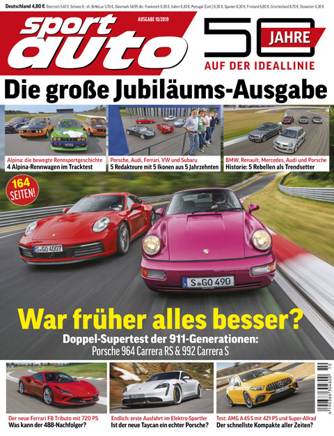 Sport Auto Heft 10/2019 - 50 Jahre Sport Auto