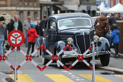 Oldtimer und Verkehr