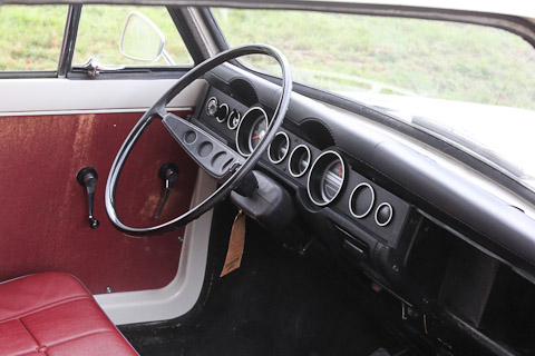 Interieur des Sunbeam Imp von 1970