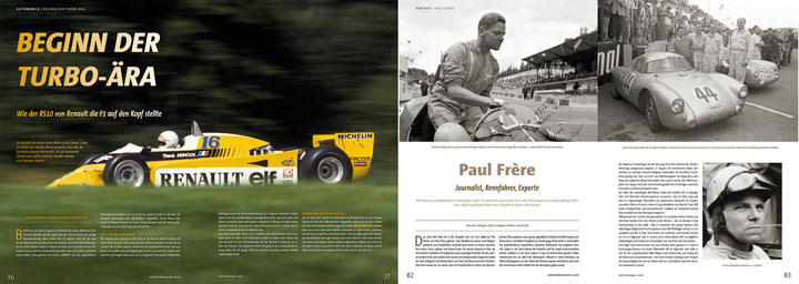 Doppelseiten Renault RS10 und Paul Frère