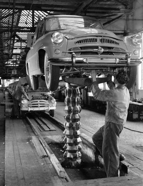Skoda Produktion um 1960