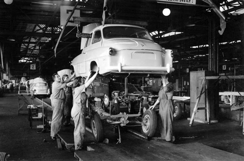 Skoda Produktion um 1960